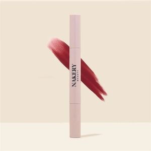 NIB Nakery Beauty PLUMParadise Dual Ended Lipstick And Liner Shaper Naked Rose